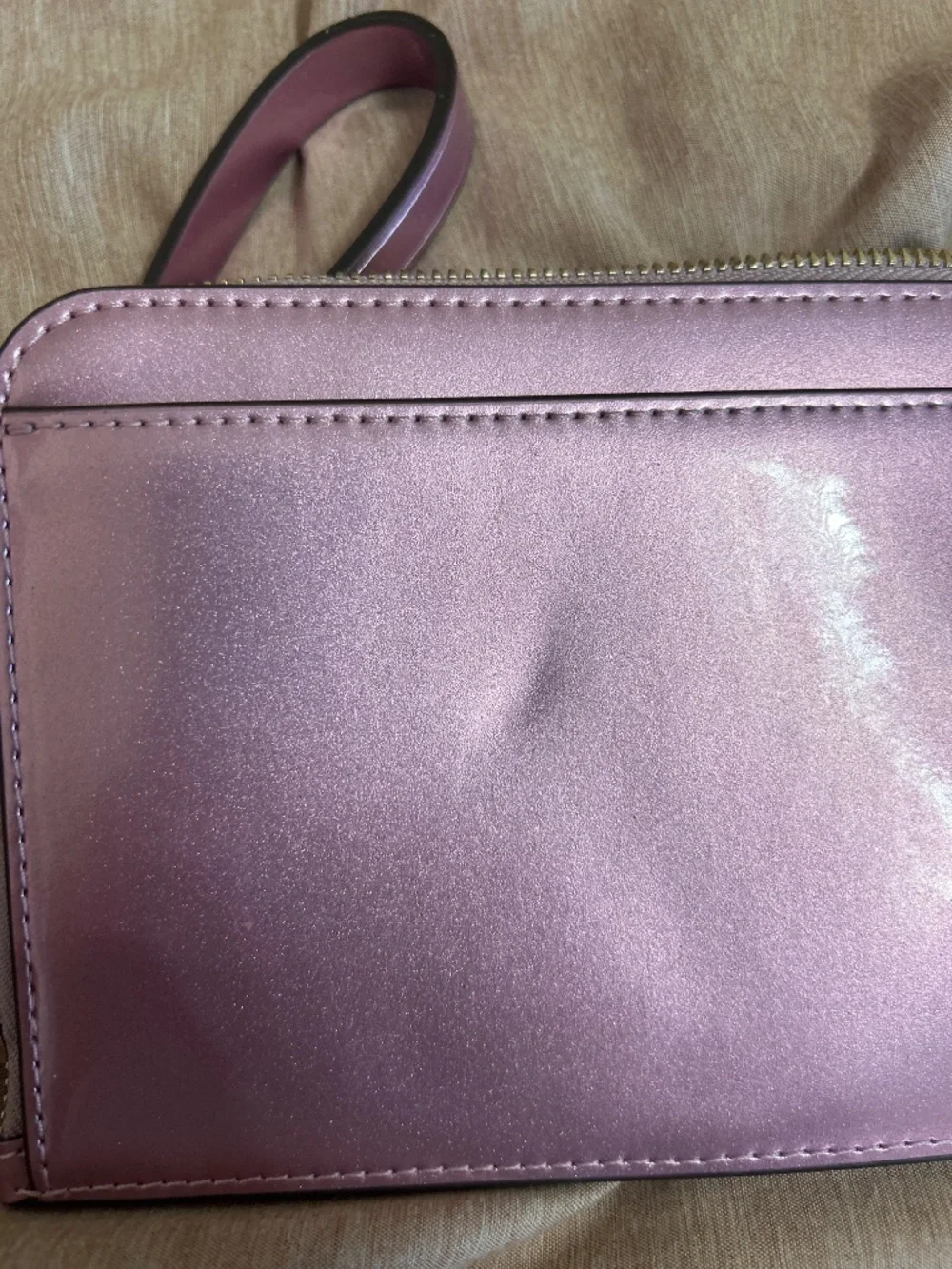 Kate Spade Lavender Metallic Wristlet